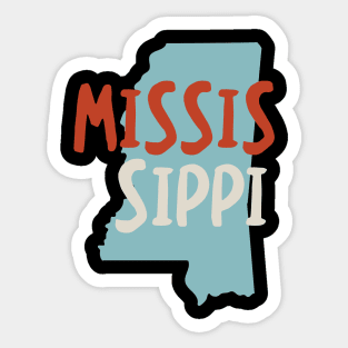State of Mississippi Sticker